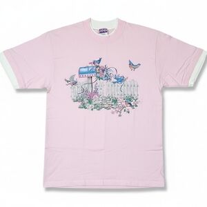 Vintage Daybreak Blue Jay & Mailbox Jersey Tee – Large 💙🕊️